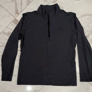 adidas Black Half-Zip Performance Top